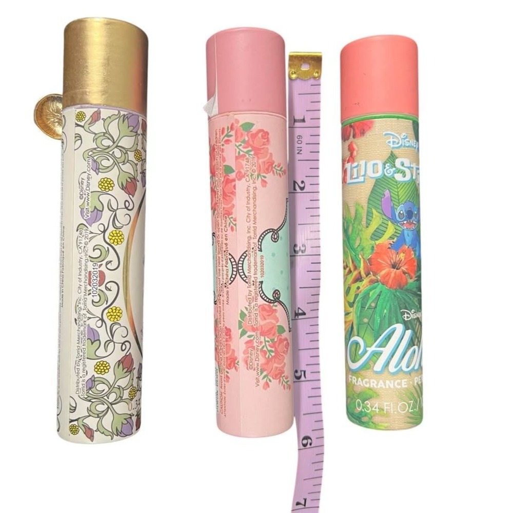 Disney Rollerball Perfume Travel Set Of 3 .34 Fragrances Aloha Charmed Purfect - Picture 3 of 10